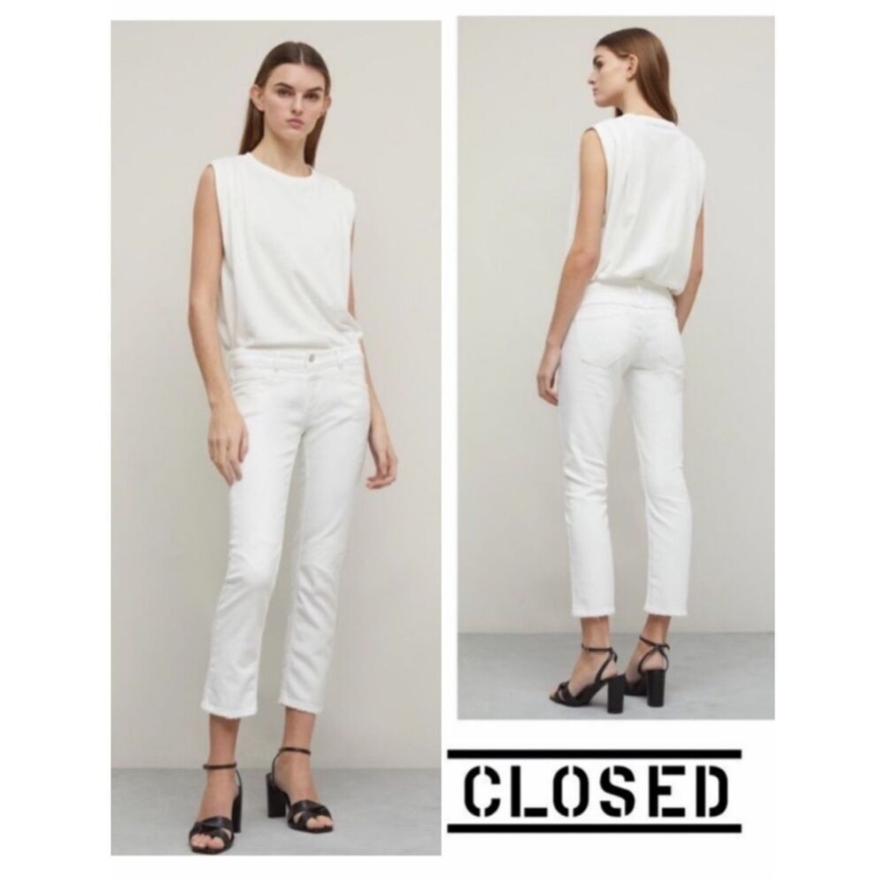 Closed Starlet White Stretch Denim Jeans Size 30